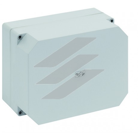 TK-коробка PS 2518-13f-O (254х180х137мм), полістирол, гладкі стінки, IP66, плоска, Spelsberg